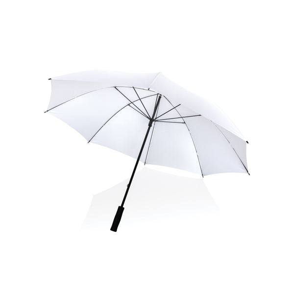 ombrelli maxi e golf da personalizzare in rpet, fibra di vetro colore bianco_bianco 121756786 VAR03
