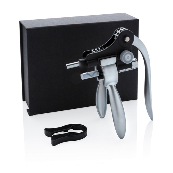 Carica l&#39;immagine nel visualizzatore di Gallery, cavatappi apribottiglie e tappi personalizzati in lega di zinco, abs colore nero_nero 121762738 DET09
