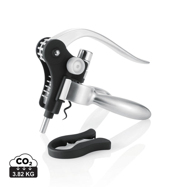 Carica l&#39;immagine nel visualizzatore di Gallery, cavatappi apribottiglie e tappi personalizzati in lega di zinco, abs colore nero_nero 121762738 DET09
