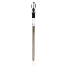 Carica l&#39;immagine nel visualizzatore di Gallery, set vino e portabottiglie stampati con logo in acciaio inossidabile, silicone colore argento_argento 121762823 DET03

