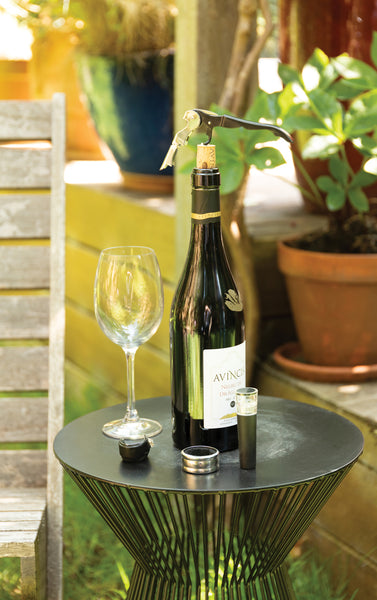 Carica l&#39;immagine nel visualizzatore di Gallery, set vino e portabottiglie stampati con logo in acciaio inossidabile, acciaio al carbonio colore argento_argento 121762824 DET09
