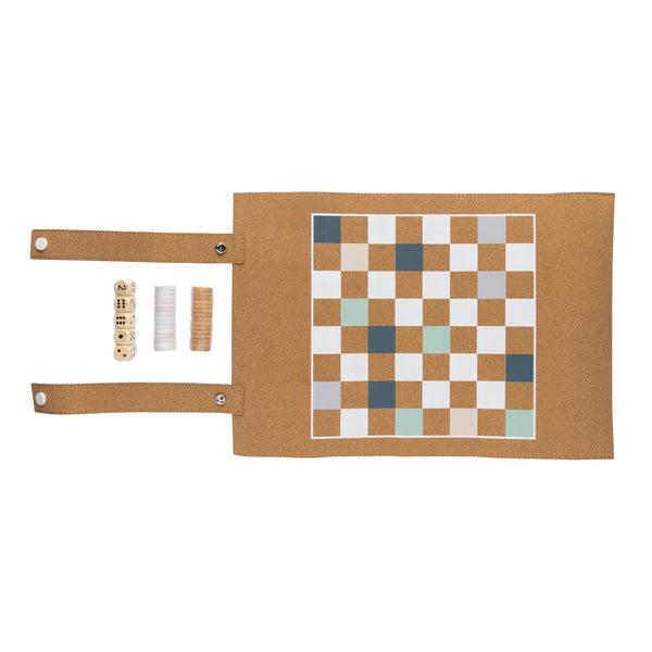 Carica l&#39;immagine nel visualizzatore di Gallery, giochi da tavolo pubblicitari in fsc® sughero, legno colore marrone_marrone 121765738 DET09
