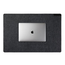 Carica l&#39;immagine nel visualizzatore di Gallery, accessori da scrivania personalizzati in feltro riciclato, pu colore nero_nero 122301718 VAR01
