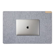 Carica l&#39;immagine nel visualizzatore di Gallery, accessori da scrivania da personalizzare in feltro riciclato, pu colore grigio_grigio 122301718 DET02
