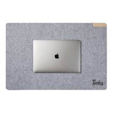 Carica l&#39;immagine nel visualizzatore di Gallery, accessori da scrivania da personalizzare in feltro riciclato, pu colore grigio_grigio 122301718 DET05
