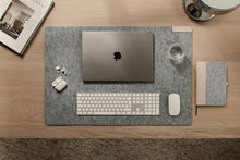 Carica l&#39;immagine nel visualizzatore di Gallery, accessori da scrivania da personalizzare in feltro riciclato, pu colore grigio_grigio 122301718 DET06
