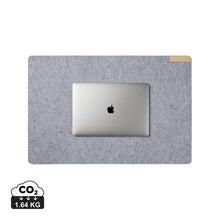 Carica l&#39;immagine nel visualizzatore di Gallery, accessori da scrivania da personalizzare in feltro riciclato, pu colore grigio_grigio 122301718 DET01
