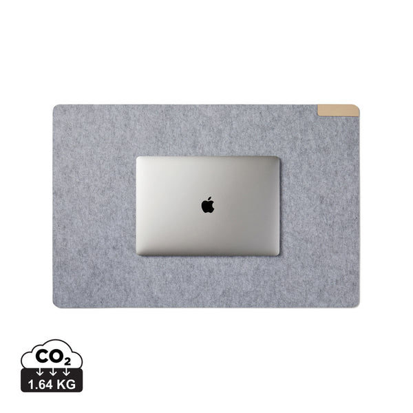 Carica l&#39;immagine nel visualizzatore di Gallery, accessori da scrivania da personalizzare in feltro riciclato, pu colore grigio_grigio 122301718 DET07
