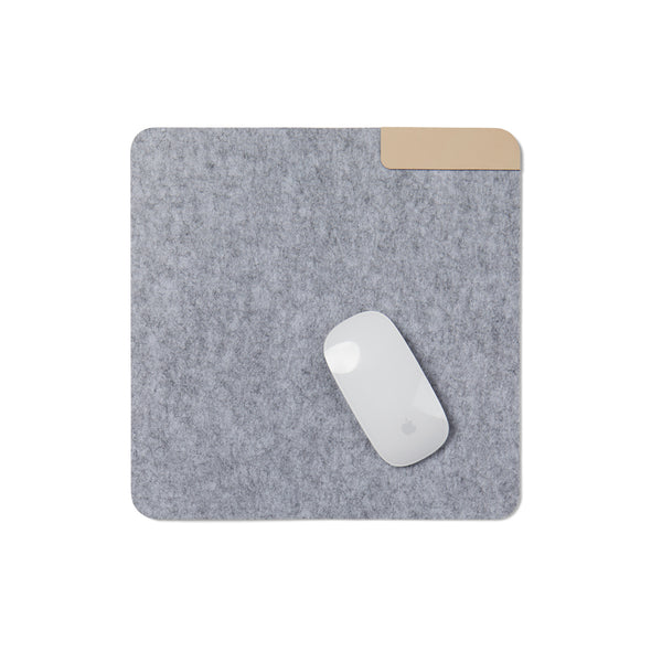 tappetini per mouse da personalizzare in feltro riciclato, pu colore grigio_grigio 122301719 VAR02