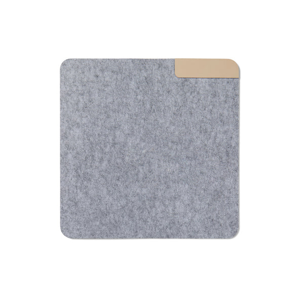 Carica l&#39;immagine nel visualizzatore di Gallery, tappetini per mouse da personalizzare in feltro riciclato, pu colore grigio_grigio 122301719 DET08
