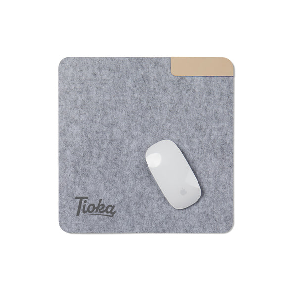 Carica l&#39;immagine nel visualizzatore di Gallery, tappetini per mouse da personalizzare in feltro riciclato, pu colore grigio_grigio 122301719 DET08
