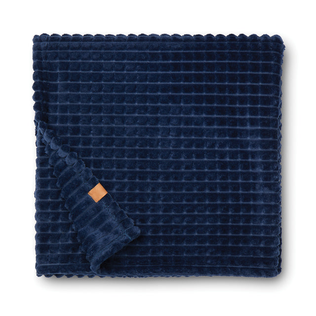 plaid e coperte personalizzati in rpet, pu colore blu-navy_blu 12295757 VAR03