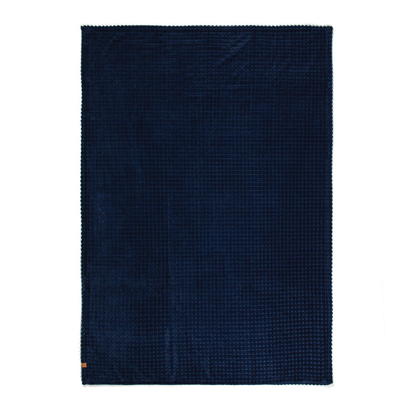 Carica l&#39;immagine nel visualizzatore di Gallery, plaid e coperte personalizzati in rpet, pu colore blu-navy_blu 12295757 DET09
