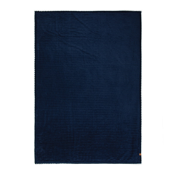 Carica l&#39;immagine nel visualizzatore di Gallery, plaid e coperte personalizzati in rpet, pu colore blu-navy_blu 12295757 DET09
