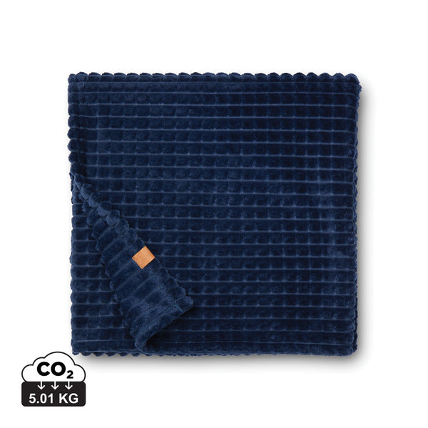 Carica l&#39;immagine nel visualizzatore di Gallery, plaid e coperte personalizzati in rpet, pu colore blu-navy_blu 12295757 DET09
