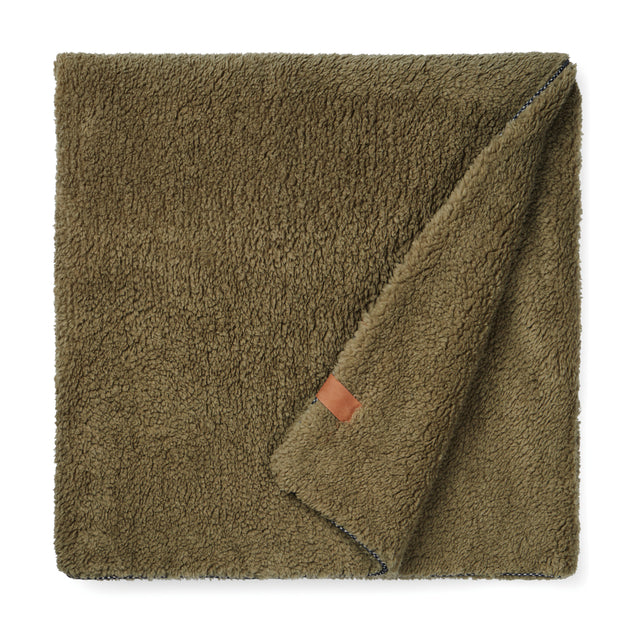 plaid e coperte promozionali in rpet, poliestere colore verde_verde 1294121 VAR01