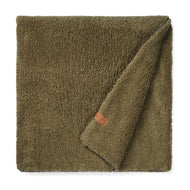 plaid e coperte promozionali in rpet, poliestere colore verde_verde 1294121 VAR01