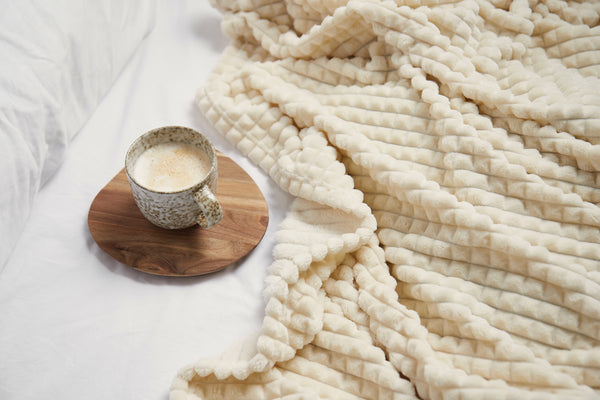 Carica l&#39;immagine nel visualizzatore di Gallery, plaid e coperte personalizzati in rpet, pu colore beige_naturale 12295757 DET09
