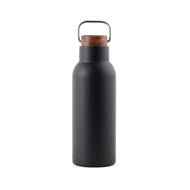 thermos personalizzati in acciaio inossidabile riciclato, legno colore nero_nero 122314719 VAR01