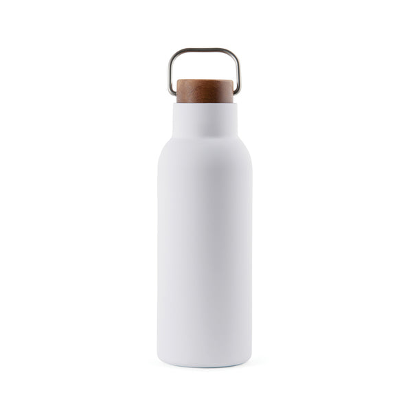 thermos da personalizzare in acciaio inossidabile riciclato, legno colore bianco_bianco 122314719 VAR03