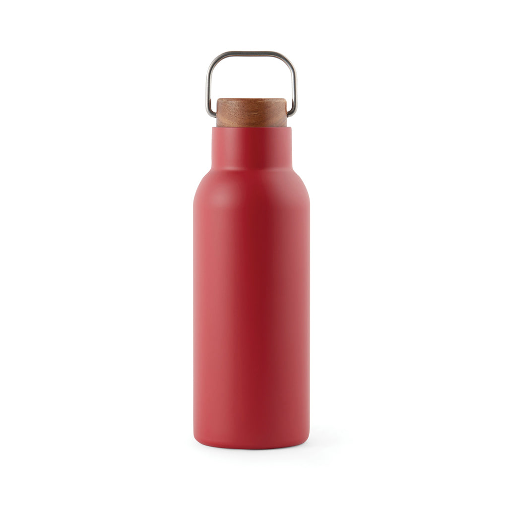 thermos personalizzabili in acciaio inossidabile riciclato, legno colore rosso-ciliegia_rosso 122314719 VAR05