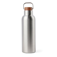 thermos stampati con logo in acciaio inossidabile riciclato, legno colore argento_argento 122314720 VAR06