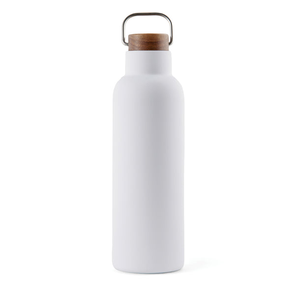 thermos da personalizzare in acciaio inossidabile riciclato, legno colore bianco_bianco 122314720 VAR03