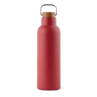 thermos personalizzabili in acciaio inossidabile riciclato, legno colore rosso-ciliegia_rosso 122314720 VAR05
