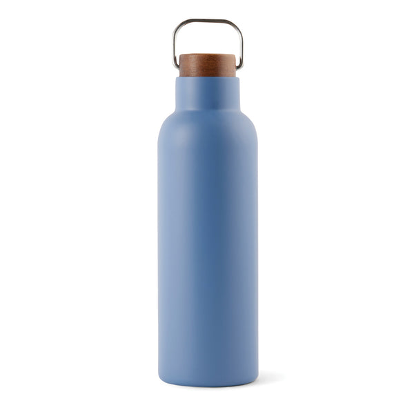 thermos personalizzati in acciaio inossidabile riciclato, legno colore blu_blu 122314720 VAR04