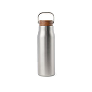 thermos stampati con logo in acciaio inossidabile riciclato, legno colore argento_argento 122314721 VAR06