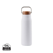 Carica l&#39;immagine nel visualizzatore di Gallery, thermos da personalizzare in acciaio inossidabile riciclato, legno colore bianco_bianco 122314721 DET01
