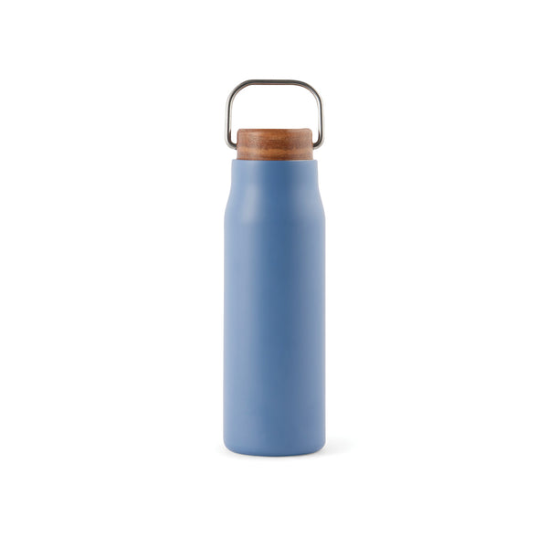thermos personalizzati in acciaio inossidabile riciclato, legno colore blu_blu 122314721 VAR04