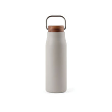 Carica l&#39;immagine nel visualizzatore di Gallery, thermos da personalizzare in acciaio inossidabile riciclato, legno colore grigio_grigio 122314721 VAR02
