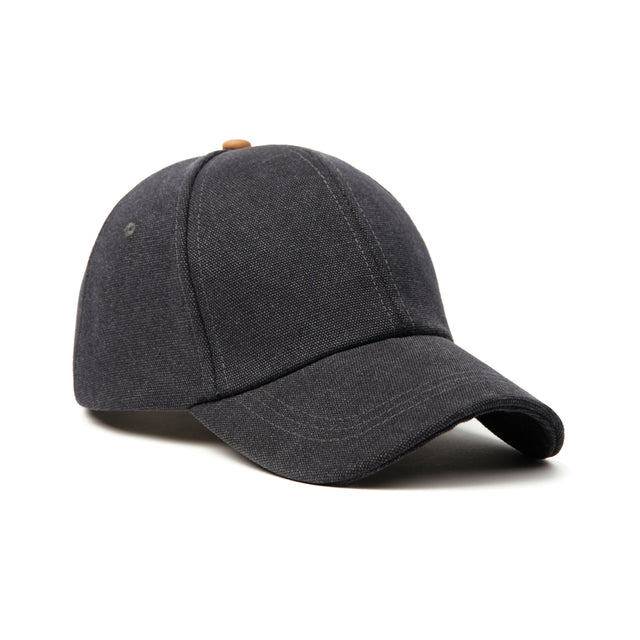 cappellini personalizzati in cotone riciclato, poliestere colore nero_nero 122317020 VAR02