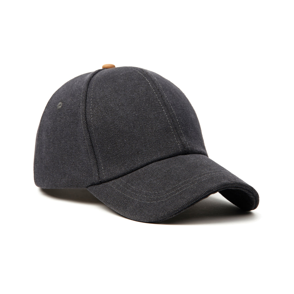 cappellini personalizzati in cotone riciclato, poliestere colore nero_nero 122317020 VAR02