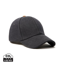 Carica l&#39;immagine nel visualizzatore di Gallery, cappellini personalizzati in cotone riciclato, poliestere colore nero_nero 122317020 DET01
