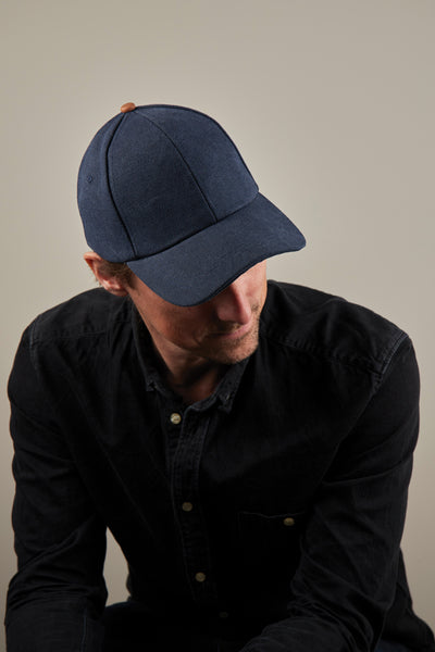 Carica l&#39;immagine nel visualizzatore di Gallery, cappellini personalizzati in cotone riciclato, poliestere colore blu-navy_blu 122317020 DET09
