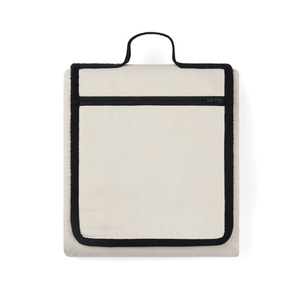 plaid e coperte da personalizzare in cotone riciclato, rpet colore off-white_bianco 122317628 VAR01