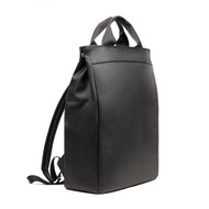 zaini porta PC personalizzati in pu riciclato, poliestere colore nero_nero 12298747 VAR01
