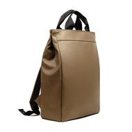 zaini porta PC pubblicitari in pu riciclato, poliestere colore marrone_marrone 12298747 VAR02