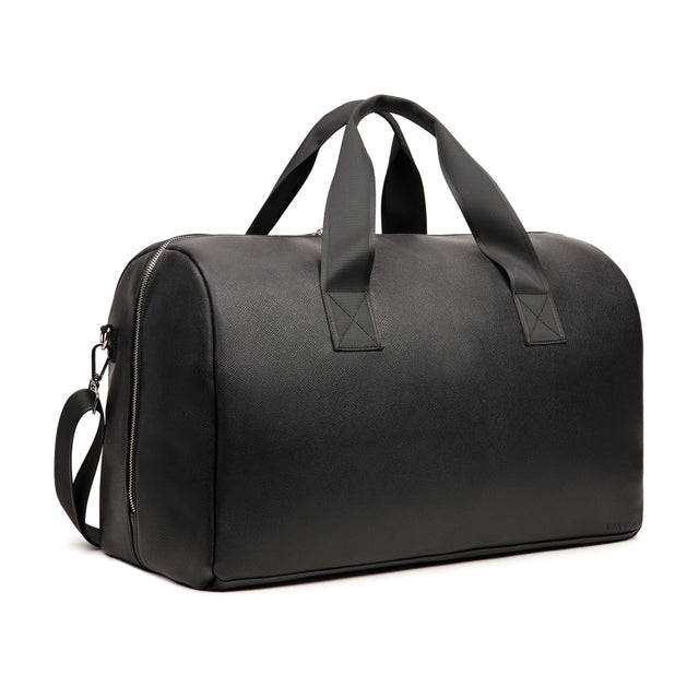 borsoni da viaggio personalizzati in pu riciclato, poliestere colore nero_nero 12298787 VAR01