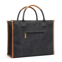 Carica l&#39;immagine nel visualizzatore di Gallery, borse porta PC e documenti personalizzate in canapa riciclato, poliestere colore nero_nero 122347917 VAR02
