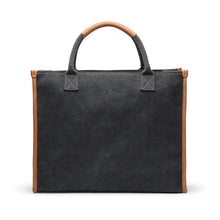Carica l&#39;immagine nel visualizzatore di Gallery, borse porta PC e documenti personalizzate in canapa riciclato, poliestere colore nero_nero 122347917 DET05
