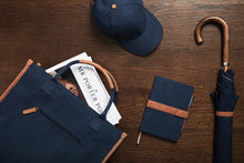 Carica l&#39;immagine nel visualizzatore di Gallery, borse porta PC e documenti personalizzate in canapa riciclato, poliestere colore blu-navy_blu 122347917 DET07
