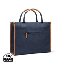 Carica l&#39;immagine nel visualizzatore di Gallery, borse porta PC e documenti personalizzate in canapa riciclato, poliestere colore blu-navy_blu 122347917 DET01
