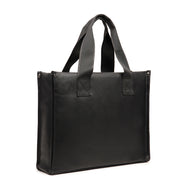 borse personalizzate in pu, poliestere colore nero_nero 12299337 VAR01