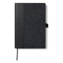 Carica l&#39;immagine nel visualizzatore di Gallery, taccuini e block notes personalizzati in carta, feltro riciclato colore nero_nero 122349018 VAR01
