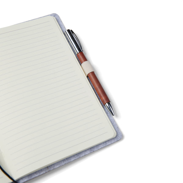 Carica l&#39;immagine nel visualizzatore di Gallery, taccuini e block notes da personalizzare in carta, feltro riciclato colore grigio_grigio 122349018 DET09
