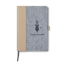 Carica l&#39;immagine nel visualizzatore di Gallery, taccuini e block notes da personalizzare in carta, feltro riciclato colore grigio_grigio 122349018 DET06
