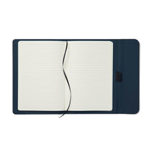 Carica l&#39;immagine nel visualizzatore di Gallery, taccuini e block notes personalizzati in pu, carta colore blu-navy_blu 122349027 DET04
